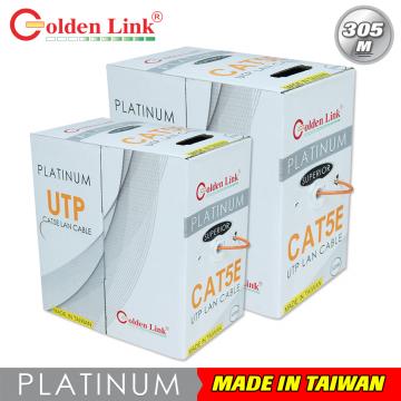 Cáp mạng Golden Link UTP Cat 5e Premium 100M (màu cam) 