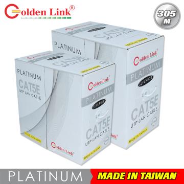 Cáp mạng Golden Link UTP Cat 5e Premium (màu trắng) 