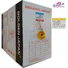CÁP MẠNG GOLDEN JAPAN 4 PAIR SFTP CAT 6 ( Màu vàng ) cuộn 305m