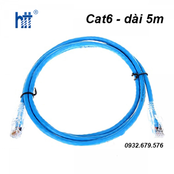 Dây nhảy patch cord 5m Cat6 Blue (NPC06UVDB-BL017F) commscope