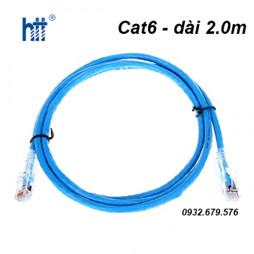Dây nhảy patch cord 2m Cat6 Blue (NPC06UVDB-BL007F) commscope