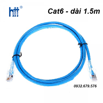 Dây nhảy patch cord 1.5m Cat6 Blue (NPC06UVDB-BL005F) commscope
