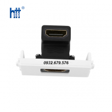 Nhân HDMI âm tường, hạt HDMI âm sàn gấp 90 độ chuẩn wid