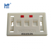 Faceplate Mặt nạ outlet 1 cổng Commscope 272368-3